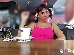 PUBLIC NUDITY around the streets of Seville. Nora Martin is crazy and unleashed!