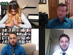 Masturb office MILF toys pussy on webcam for celebrity actress blowjob on film viewers