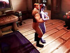 Draenei Girl Thigh Masturbation - Warcraft Parody