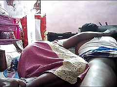 Indian wife kissing ass husband