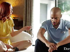 Deeper. Bad girl Freya begs to be handcuffed