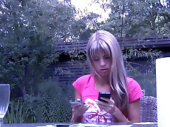 Old man fucks anal and vaginal young blonde
