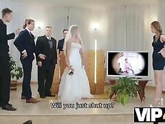 VIP4K. Olivia potnvideo com in a wedding dress and veil caught on camera fucking