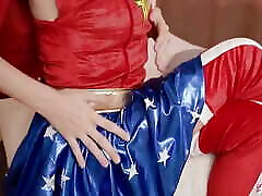 Wonder Woman Gets a Wonderful Creampie