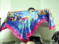 5 Satin Scarves Show