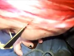 White rube gangbang sucks BBC
