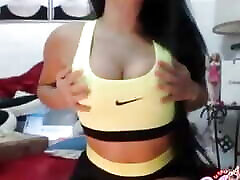 Stripping Tiny Shorts