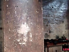 tamil callage sex video download BDSM babe whipped by master in painful lesson