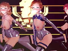 Mmd R-18 Anime Girls Sexy Dancing Clip 217