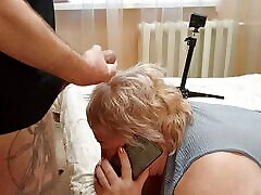 for ignoring my dick, I cum on my stepmom&039;s head