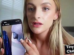 sph femdom disgustato da cazzo piccolo di perv dal suo telefono