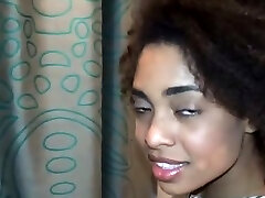 Model casting with sex for cute mulatto