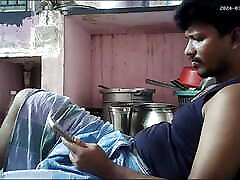Indian village house wife hot kissing ass