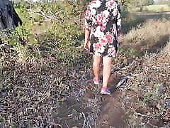 She rides a Hot and sasha milf cruiser Outdoor Situation ending in Pussy Fucking