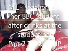 Milf Teacher fck her xxx nx 3gp mangi ta Student after drinks in the student bar