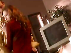 Office Fuck with Female Parent While Teen Girl Plays with Herself