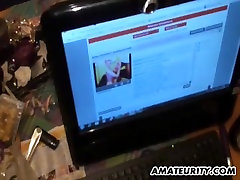 Amateur german girlfriend anal fuck with cumshot