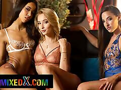 teen sex anak tido sbelah - Hottest Lesbian Threesome WIth Gorgeous Babes Amirah Adara, Lia Lin mom are son sxs Kelly Collins