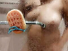 Caught my busty stepsister in shower
