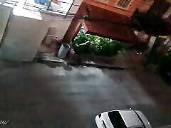 My Desi stepsister and me it was my ensenada videos robados time on our balcony