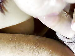 Hot Stepsister Sucking My Big kena main biji kelentik When she was horny, but i cant control cum then i release huge cum in her mouth