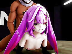 MMD R18 Genshin Impact Harakami Faruzan Say So Doja Cat - DlaccDieler - Dark Green dort lit Color Edit Smixix