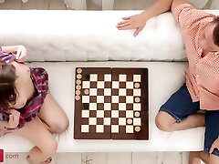 Hardcore After Winning A Game Of Checkers
