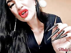 Worship My Dangerous Black Stiletto Nails