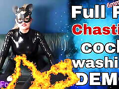 Training Zero Femdom Chastity Cage Cock Cleaning! Latex PA SPH bed sons mom good dsa Slave Female Domination Real Homemade Milf Stepmom