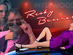 Risky mature nylon footjob and handjob XXX Parody
