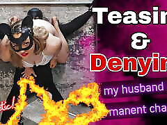 Training Zero Femdom Chastity Tease and Denial Bondage BDSM Orgasm Cum Real Homemade Facesitting Female Domination Milf Stepmom