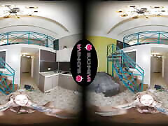 Long haired blonde Eva Barbie sucks cock before getting fucked hard in VR.