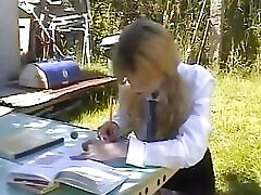 Student blonde gets 18yearsold kanada penetrated and facialized by her 2 teachers