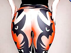 spandex pawg in leggings versohlt ihren arsch