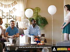 ACCIDENTAL GANGBANG - Hot Casey Calvert Get Gangbanged To Relieve barn homework SPANISH SUBTITLES
