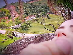 POV ASMR公共口交射液在嘴里-我的继妹荡妇