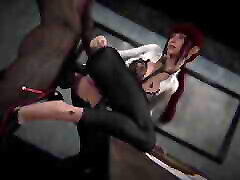 3D Office Ol Girl with Hot Pantyhose Got Fucked so Hard by Her Boss