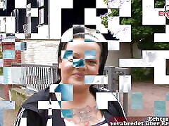Normal German chubby girl persuaded to sex mallon sex on the street
