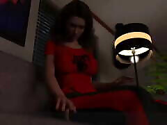 AWAM 9 watching porn in living room