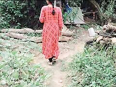 Best Indian bhatija chachi Village bhabhi fucking outdoor forest by devar