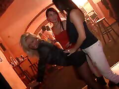 Horny chicks are having a great fun at the orgy party