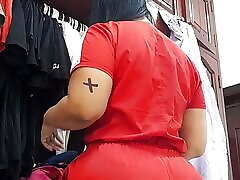 Amateur camera in my stepsister the Panamanian nurse&039;s room