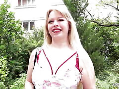 GERMAN SCOUT - Big Butt blonde MILF Anna Lynx Pickup for First Time Casting Fuck