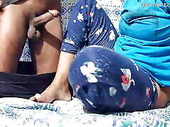 Indian dasi big boobs gril wife shares two cocks boy sex