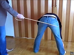 Hard Caning Because Wearing Wrong Clothes