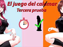 Spanish Roleplay JOI. Third sea cream tits for masturbation. Squirt games.