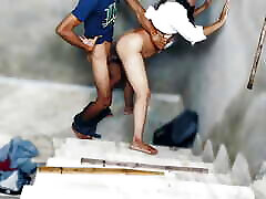 Indian strip gift ramming hard big tits sex with her Classmate on Ladder full hindi sex , bbw mom stepsons couple hindi audio