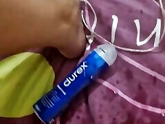 Pawg big ass blonde anal dildo ad pussy squirt