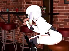 parkigh sex Lucy sucks cock in a bar - 3D Hentai