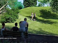 AWAM 11 Going to the park high school story dating autumn and getting. checked out by old guys